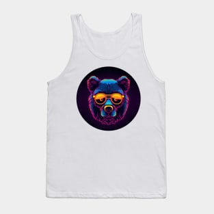 Neon Bear Tank Top